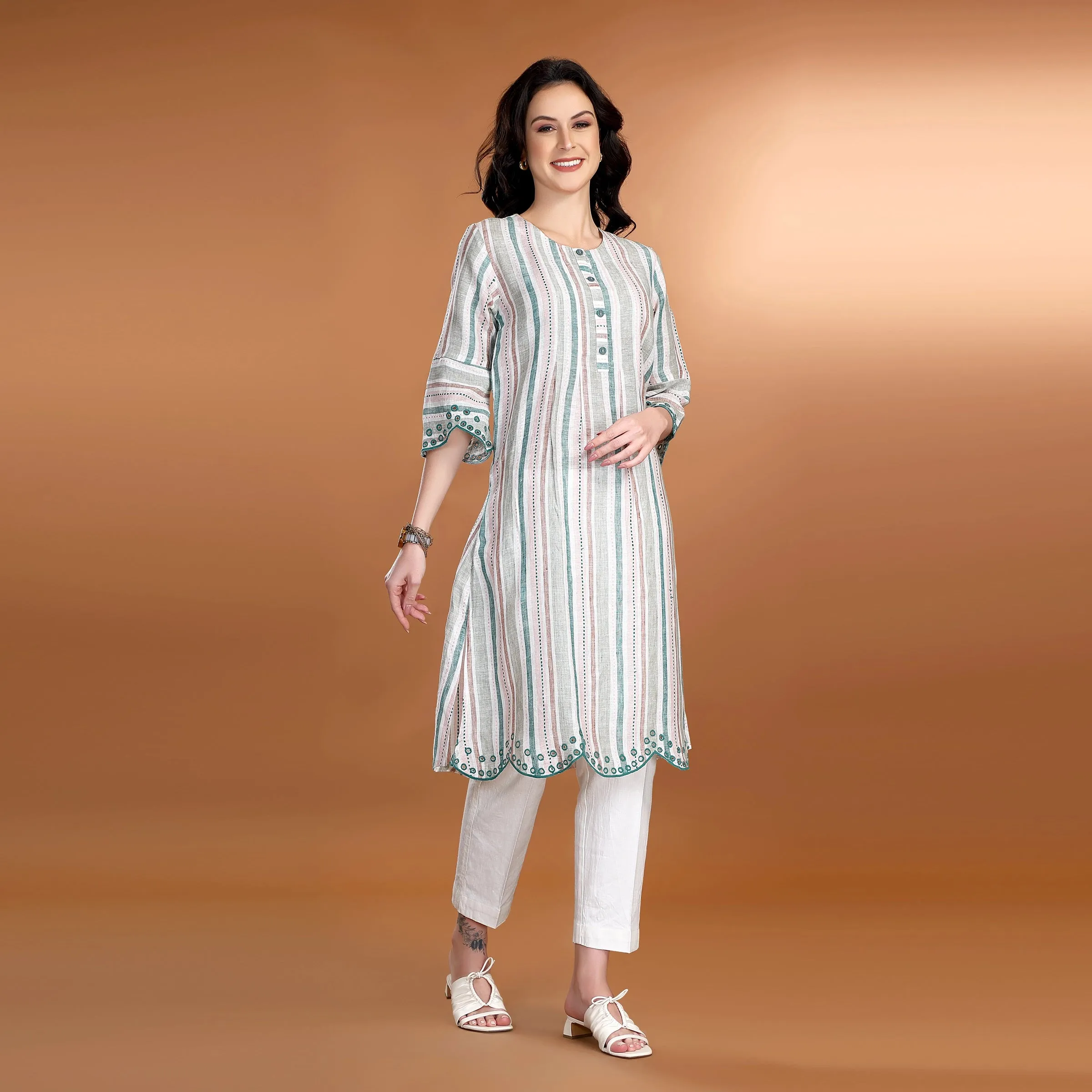 Green Horizon Tunic