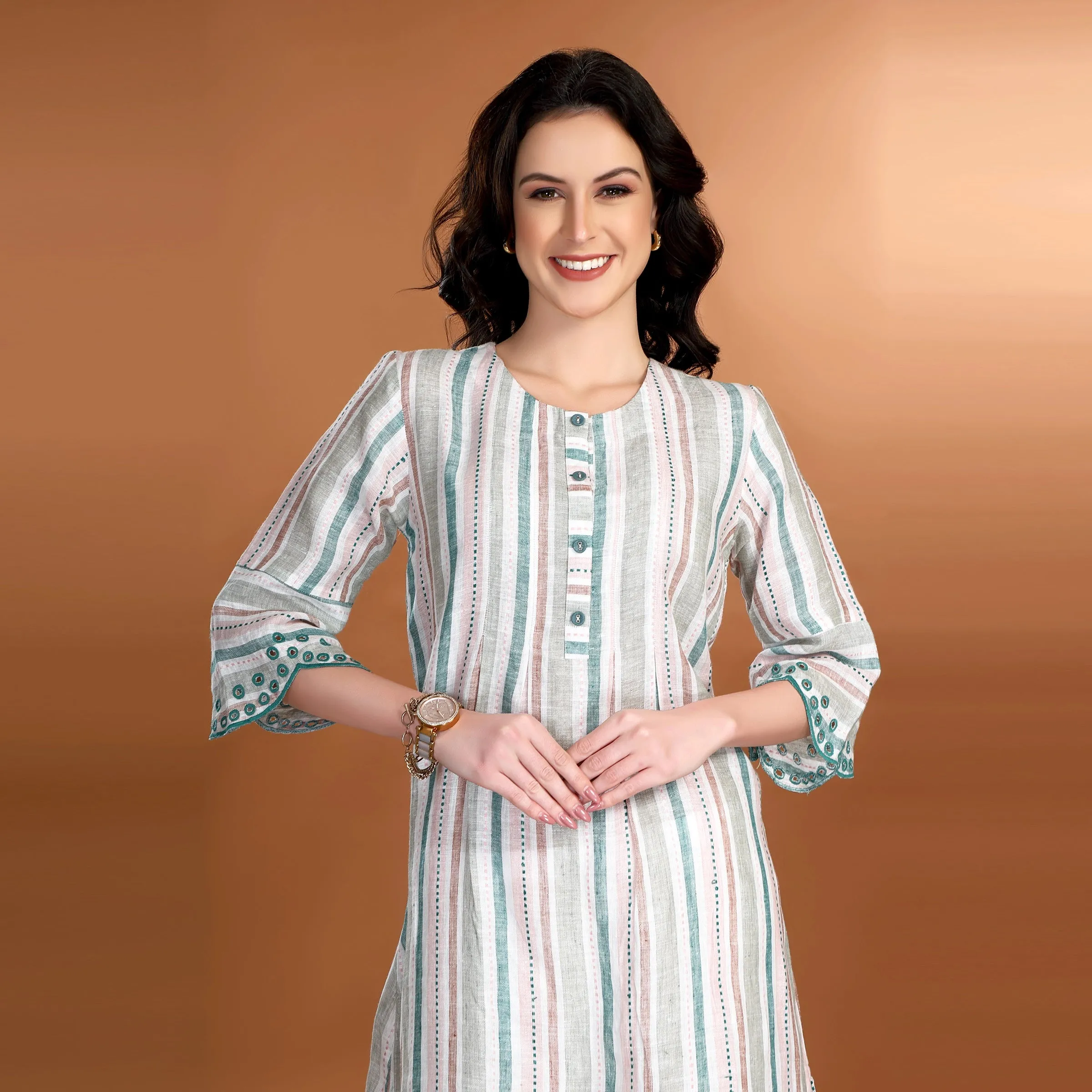 Green Horizon Tunic
