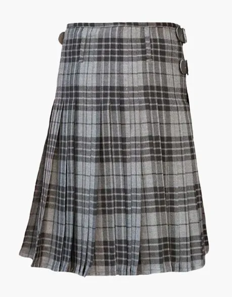 Hamilton Grey Tartan Kilt