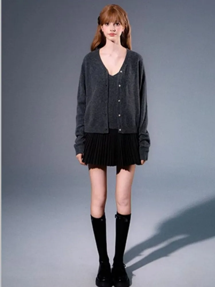 High Waist Skinny Niche Pleated Short Skirt【s0000006507】