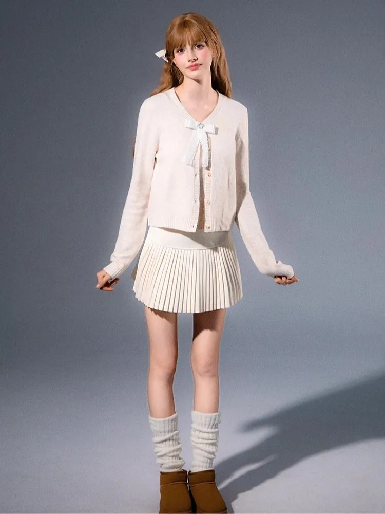 High Waist Skinny Niche Pleated Short Skirt【s0000006507】