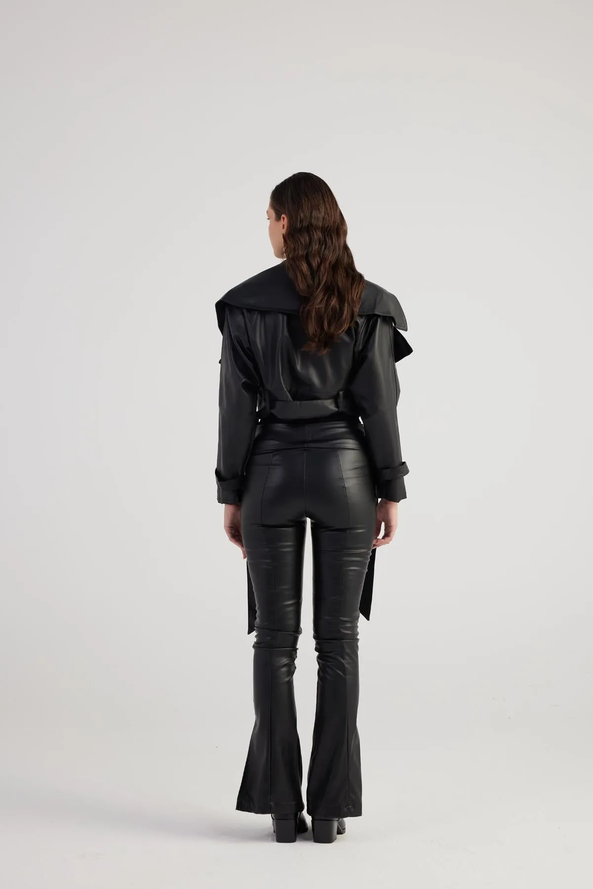 HLLY Women Neeko Leather Pants Black - Segovia