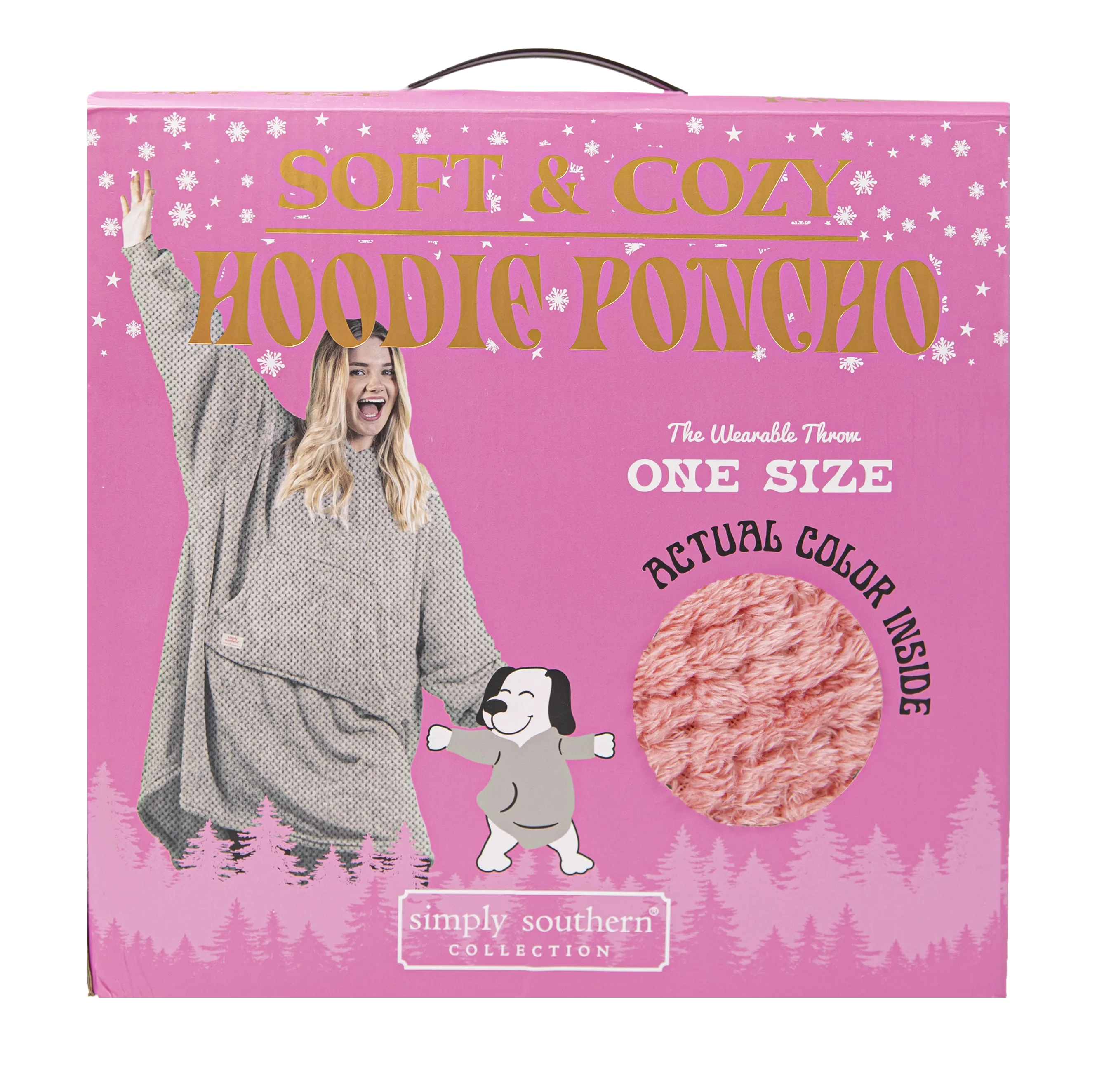 Hoodie Poncho Wearable Throw