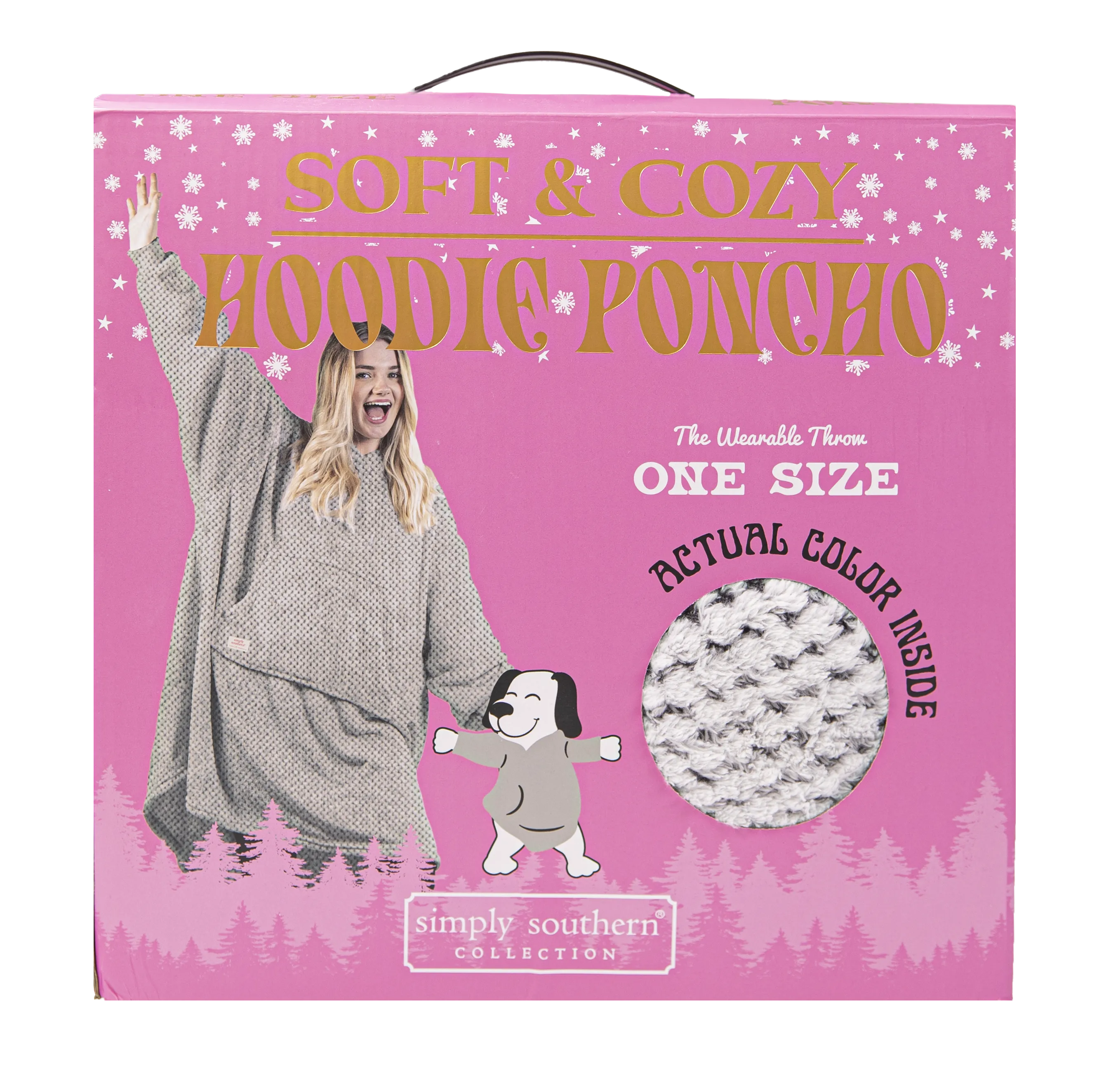 Hoodie Poncho Wearable Throw