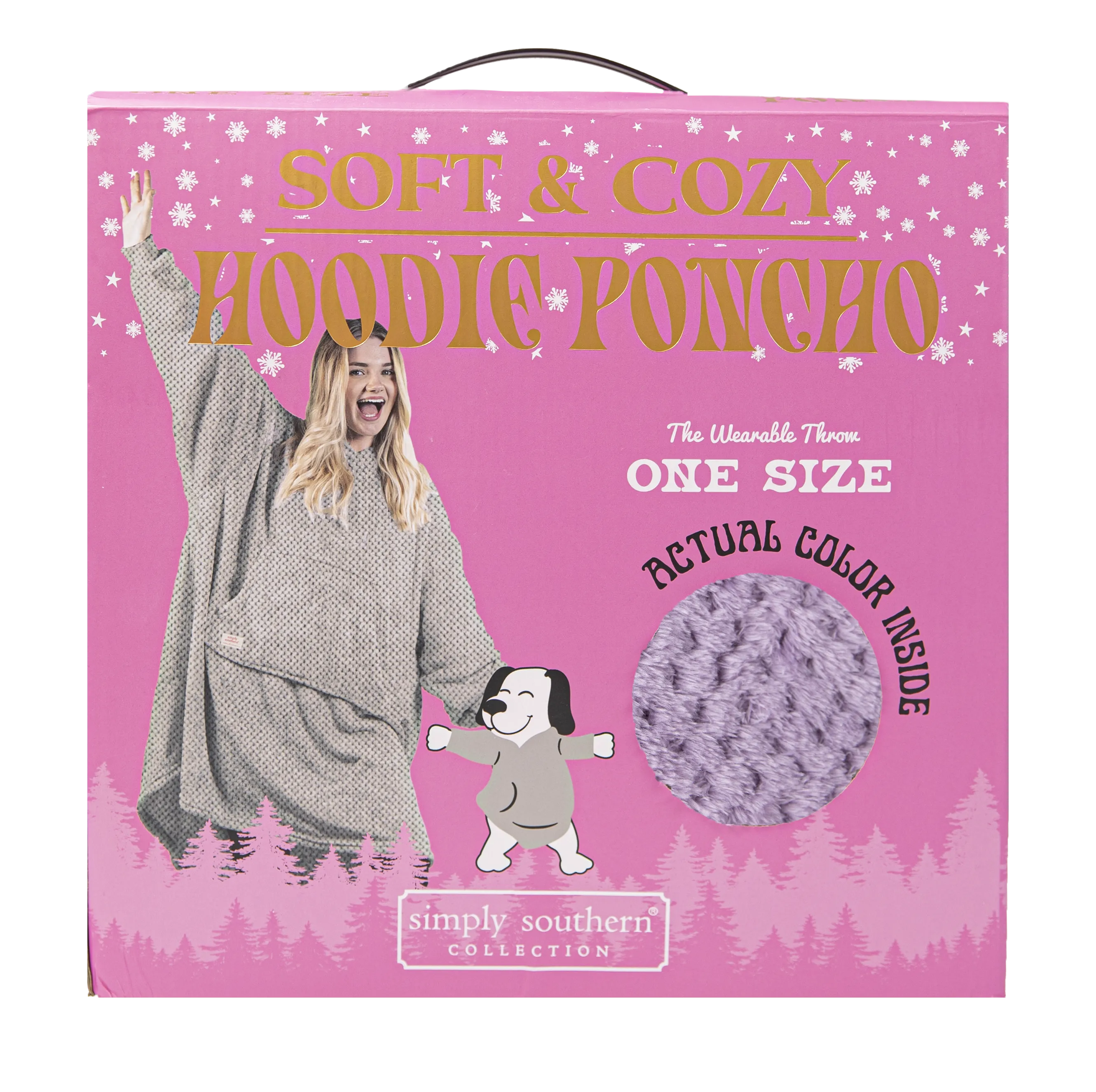 Hoodie Poncho Wearable Throw