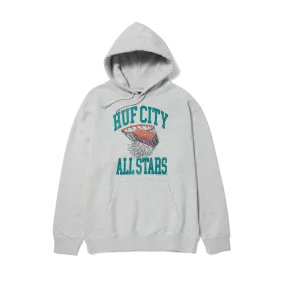 HUF Swish Mens Hoodie - Heather Grey