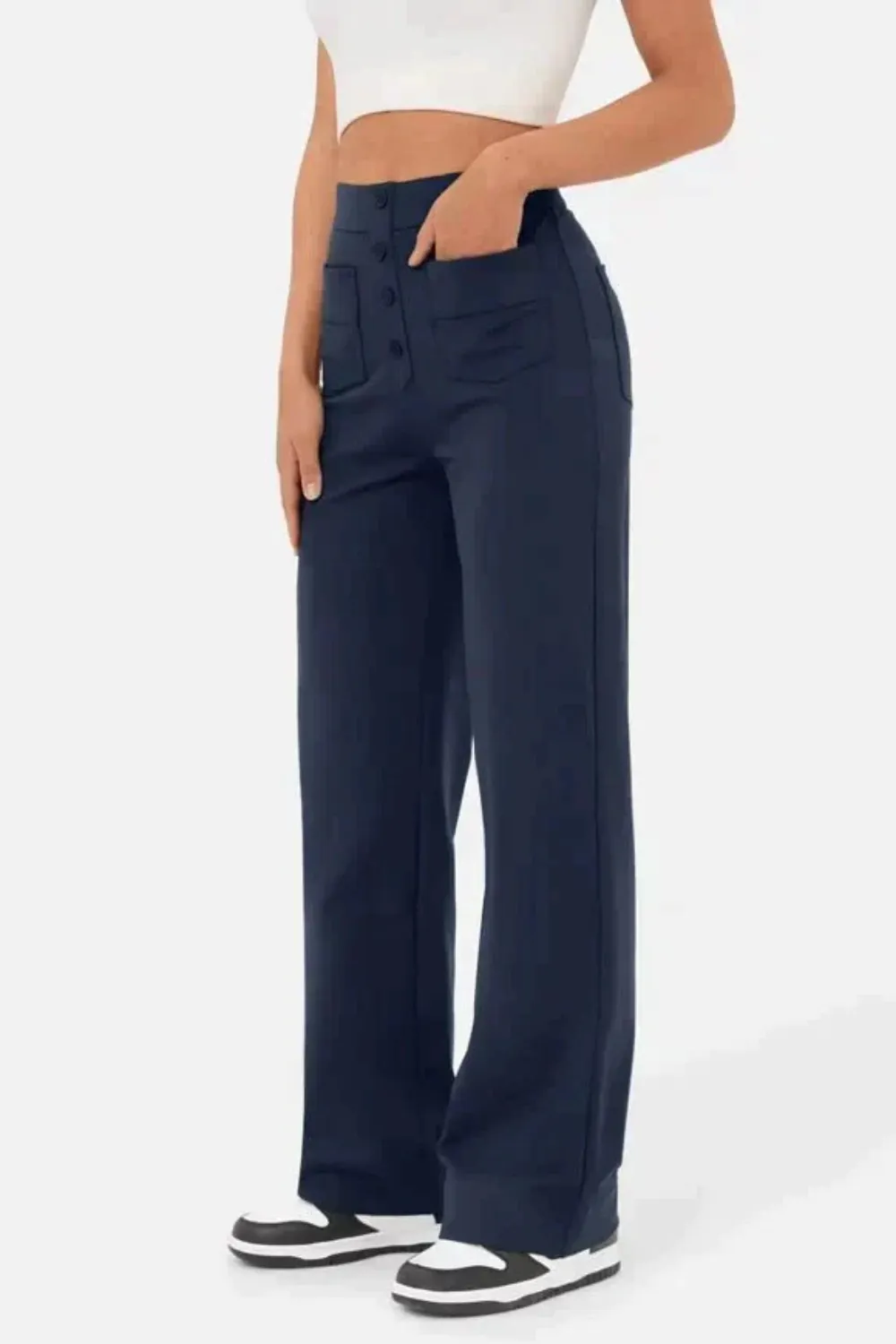 JANESSA - HIGH-WAIST PANTS