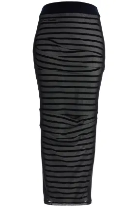 Jean Paul Gaultier Striped Skirt In