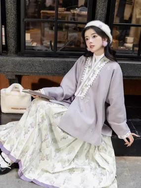Lavender Modern Chinese Song Style Hanfu