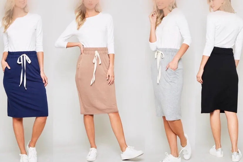Libby casual skirt- Grey