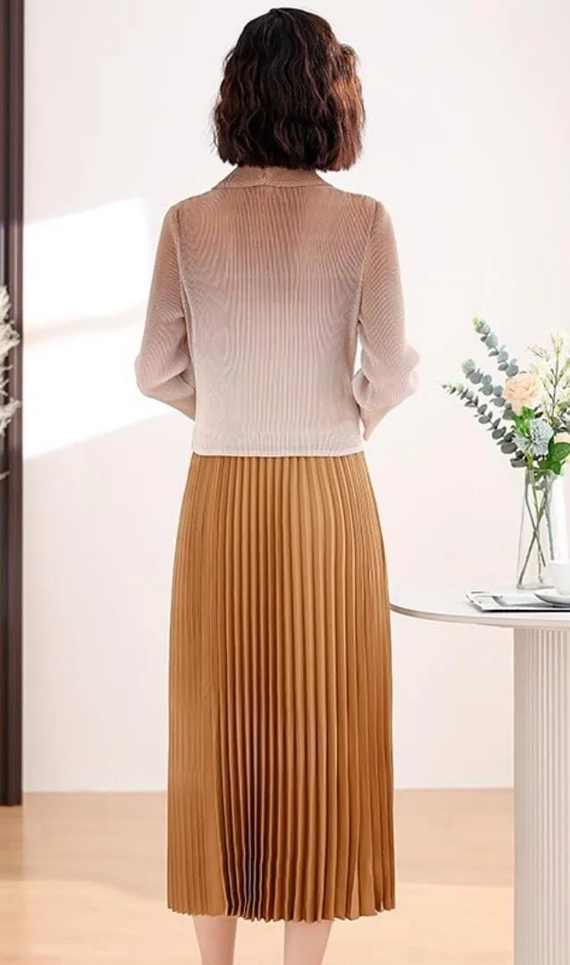Magic pleated dress