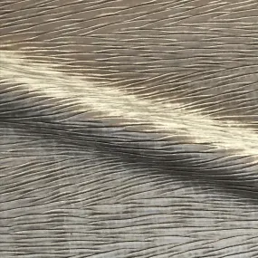 Metallic Fawn Pleat Textured Home Decor Fabric - 54"