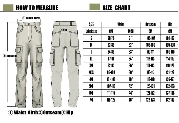 Military Style Cargo Pants