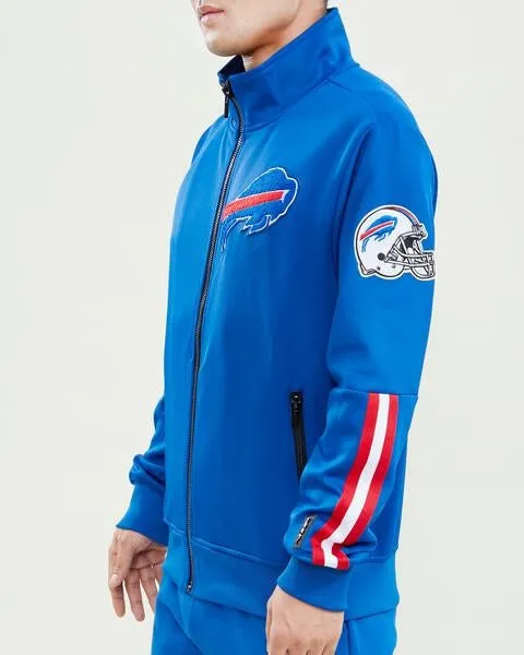 NFL BUFFLO BILLS CLASSIC MEN'S TRACK JACKET (ROYAL BLUE)