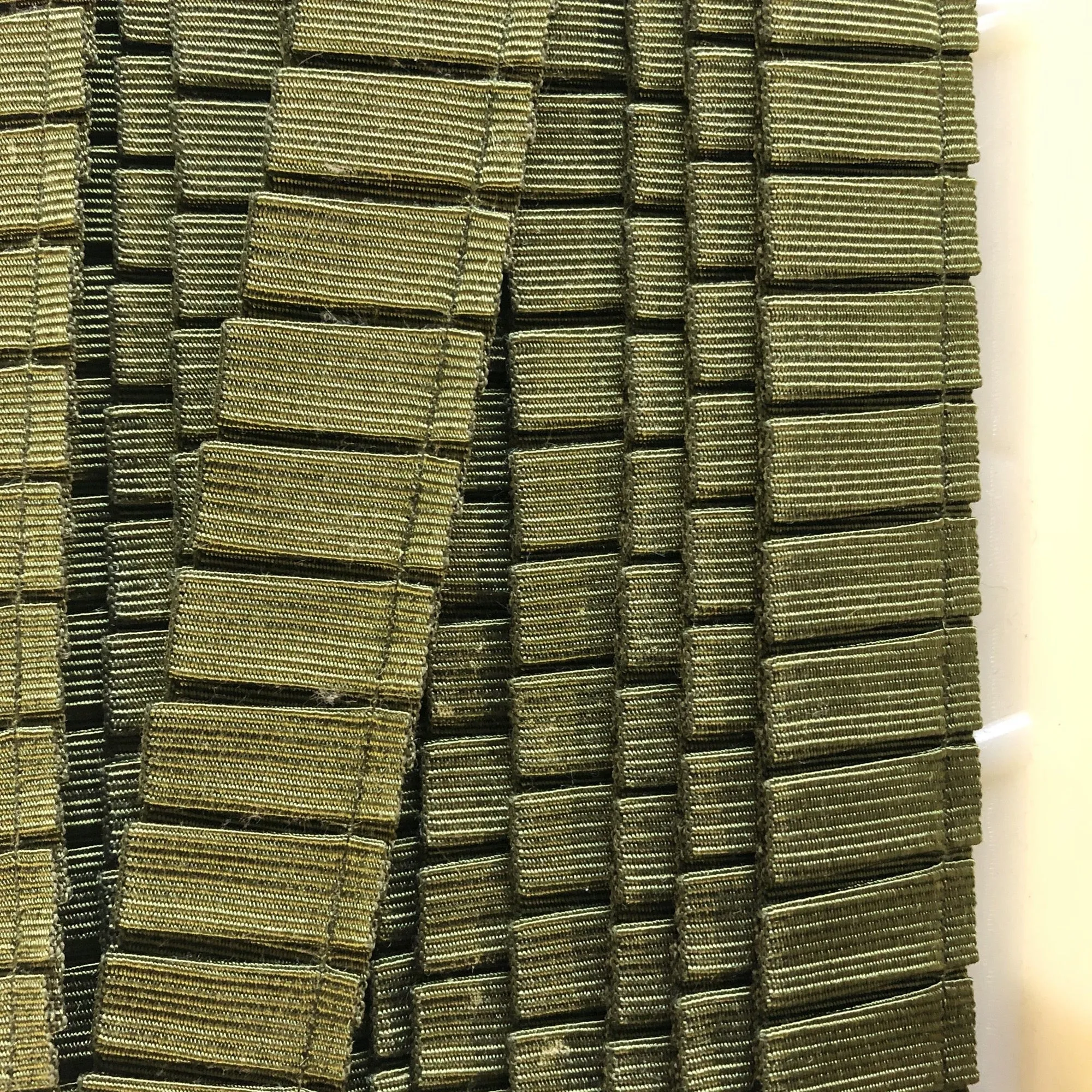 Olive High Quality Decorative Pleated Ribbon Trim by the yard