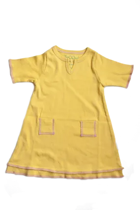 Organic Marigold Baby Tunic Pocket Dress