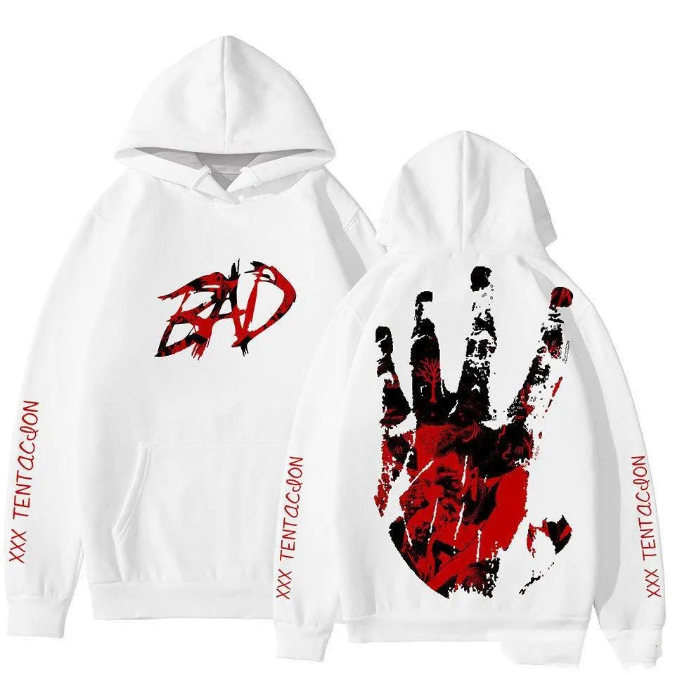 Palm print hoodie