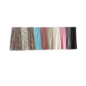 Pleated Midi Skirt
