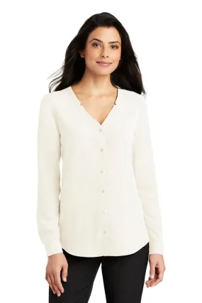 Port Authority ®  Ladies Long Sleeve Button-Front Blouse. LW700