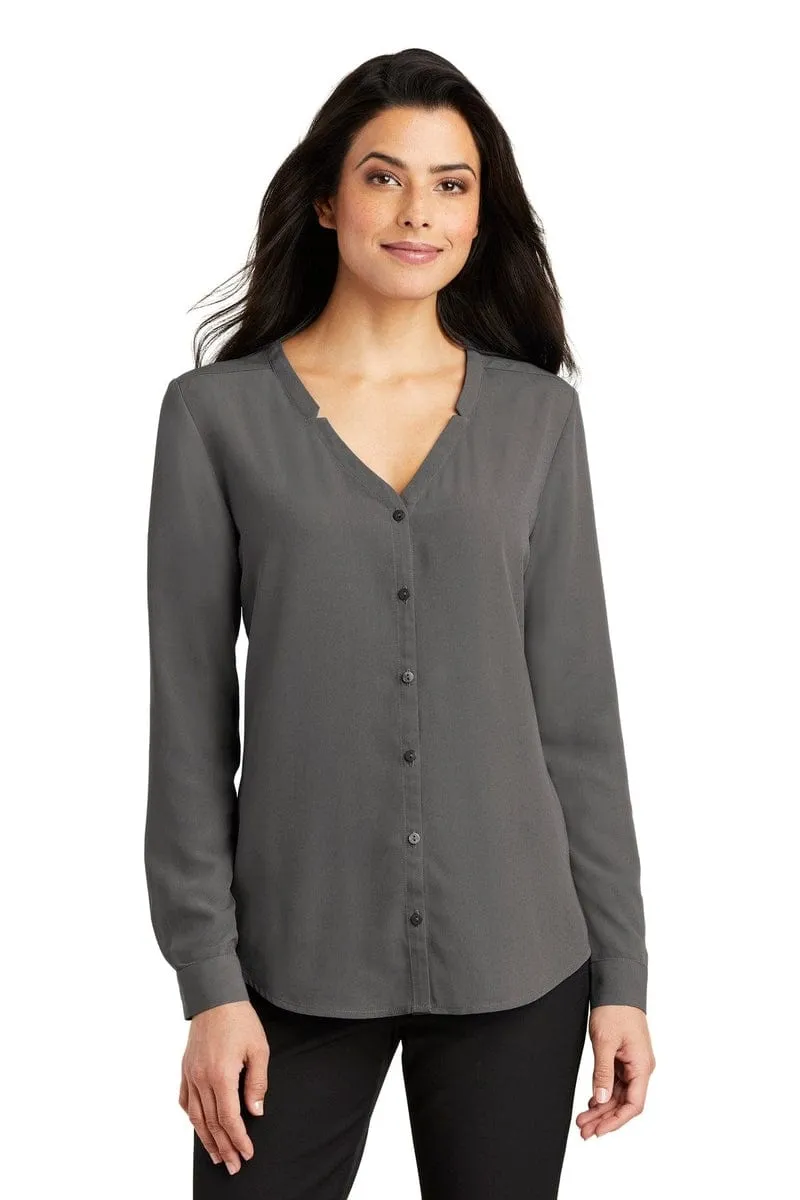 Port Authority ®  Ladies Long Sleeve Button-Front Blouse. LW700