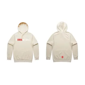 "BMA WEAR" PULLOVER HOODIE (ECRU)
