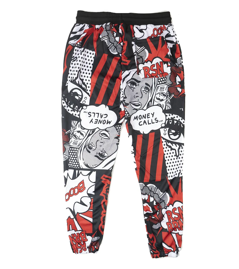 REASON TRACK HOODIE & PANTS SET BLACK - TSB-05-SET