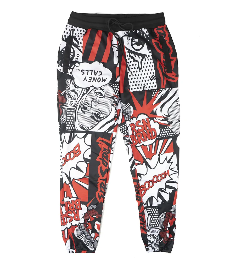 REASON TRACK HOODIE & PANTS SET BLACK - TSB-05-SET