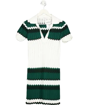 REISS Green Malory Knitted Tunic Dress UK XS