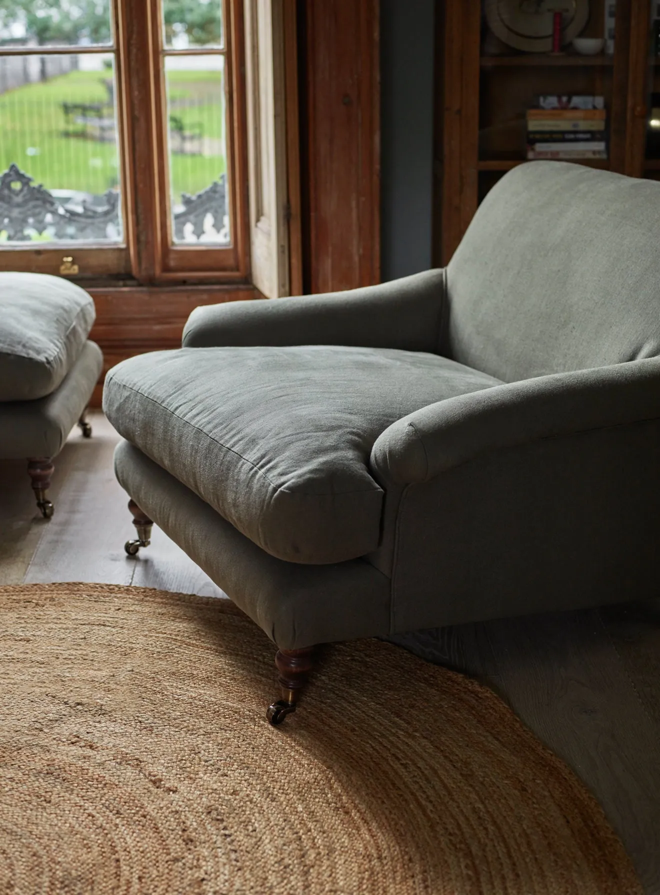Remy Armchair, Heritage Red Stripe