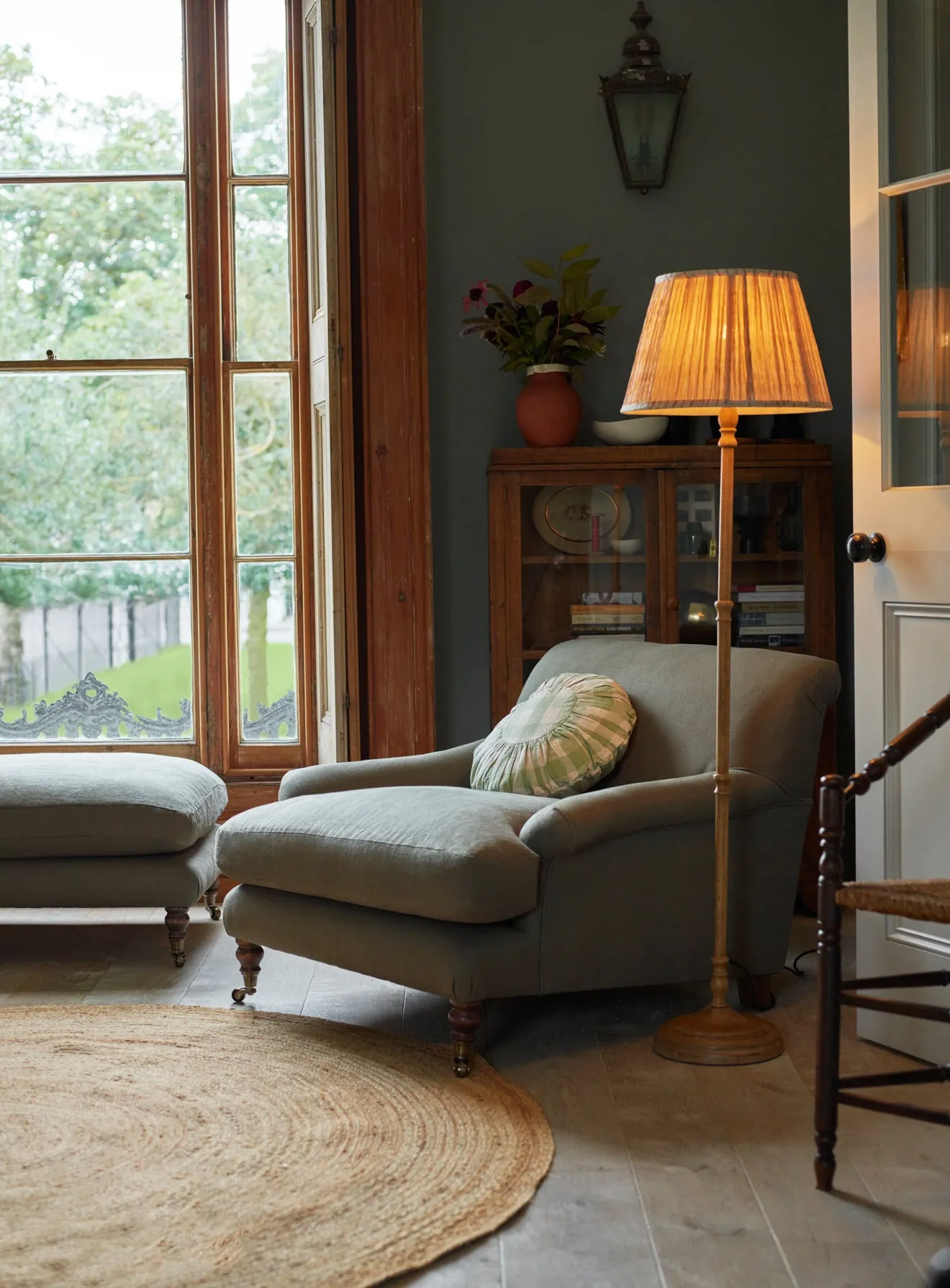 Remy Armchair, Heritage Red Stripe