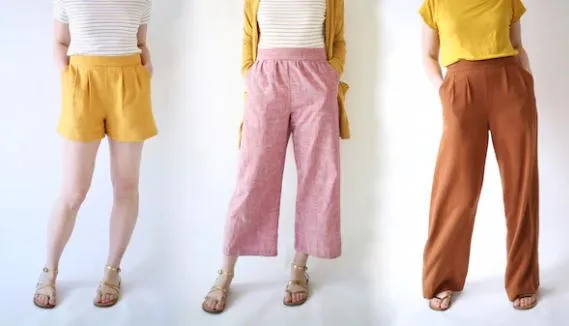 Rose Pant sewing pattern Made by Rae