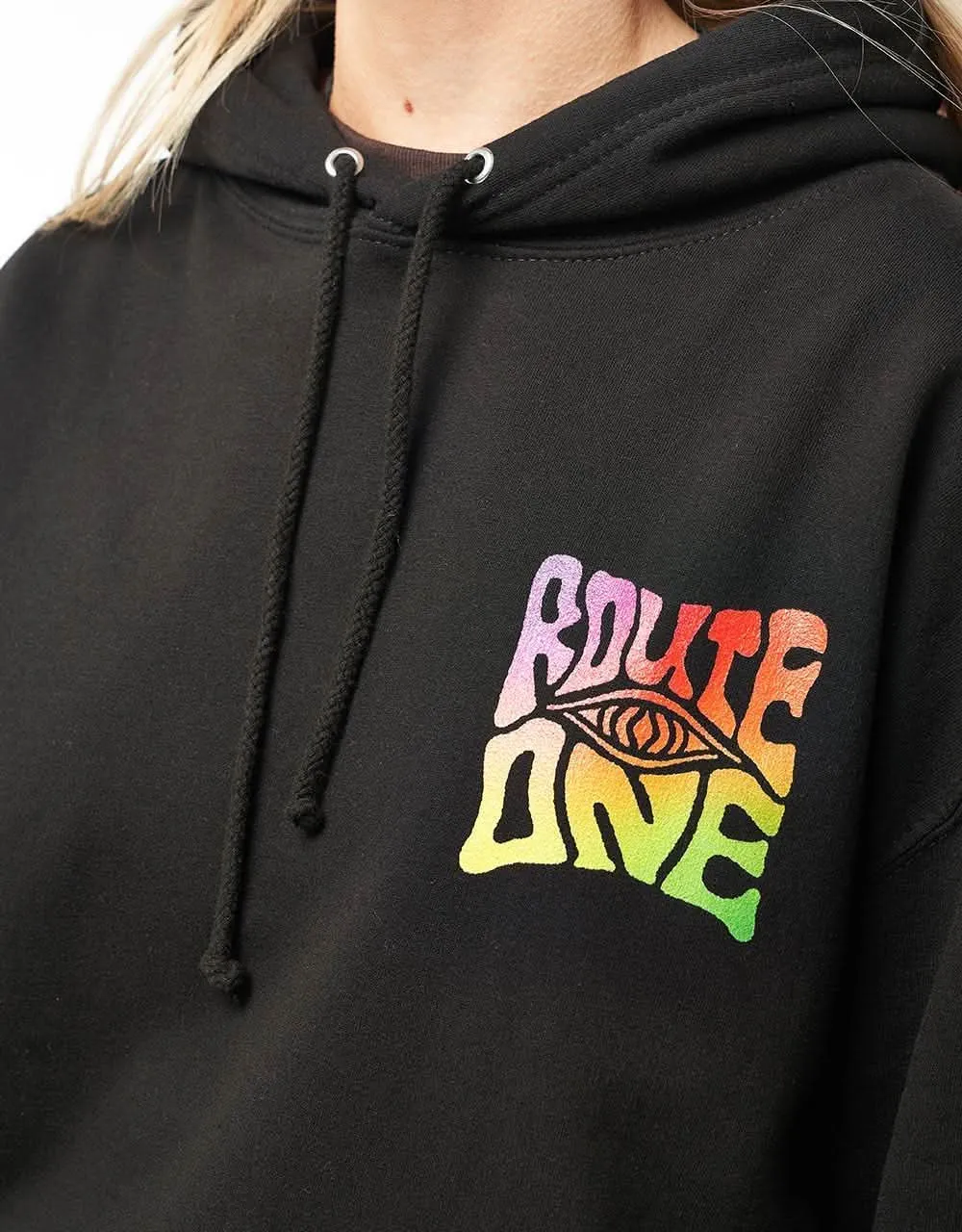 Route One Mind Power Pullover Hoodie - Deep Black
