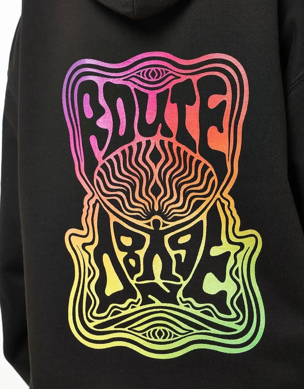 Route One Mind Power Pullover Hoodie - Deep Black
