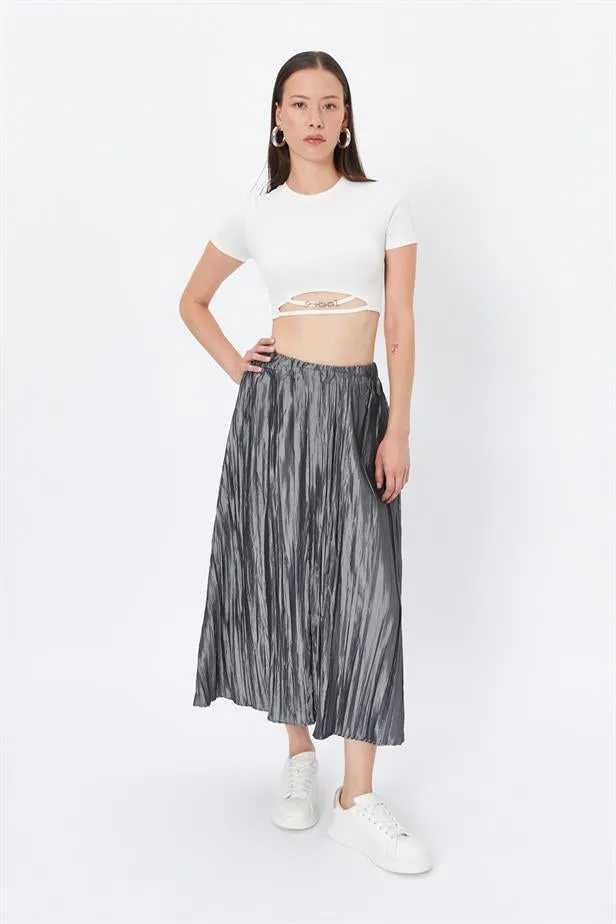RYN Wholesale Pleated Skirt Gray - Oak Lawn