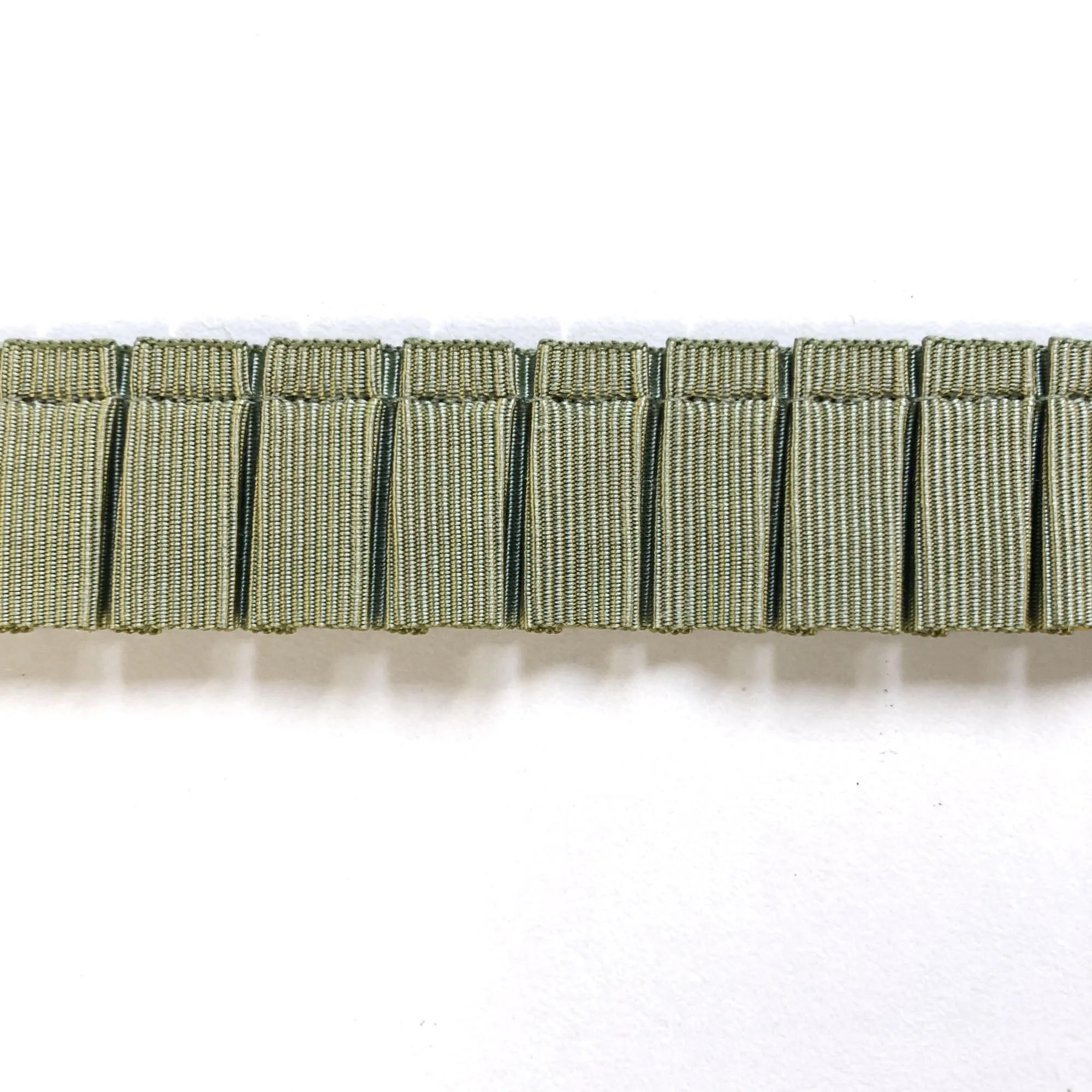 Sage Green High Quality Decorative Pleated Ribbon Trim by the yard