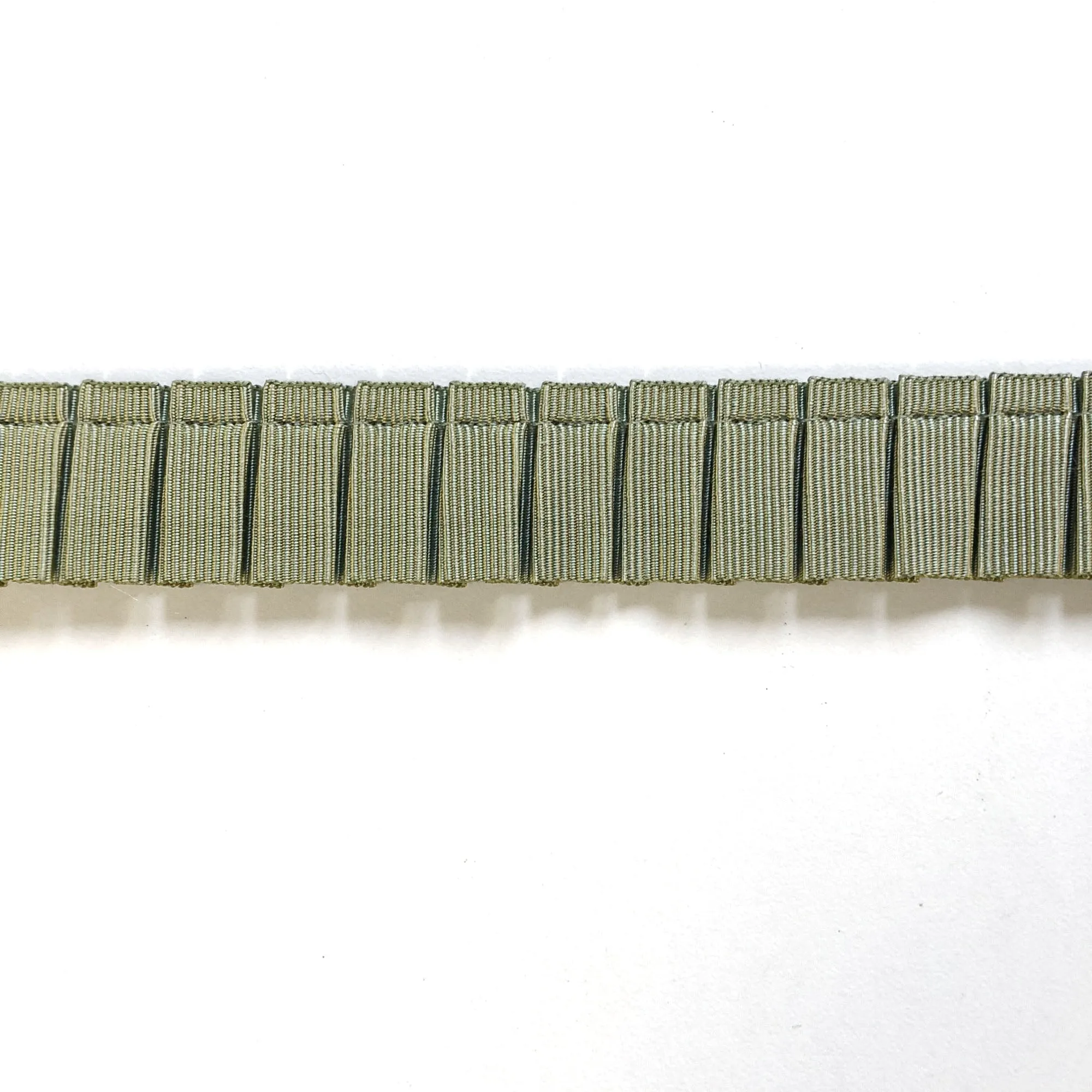 Sage Green High Quality Decorative Pleated Ribbon Trim by the yard