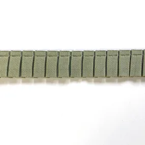 Sage Green High Quality Decorative Pleated Ribbon Trim by the yard