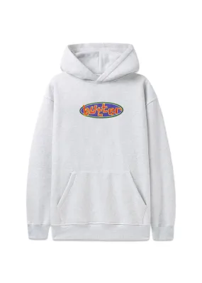 Scattered Embroidered Pullover Hood - Ash Grey