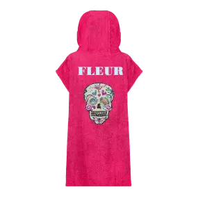 Sequin Candy Skull Beach Robe