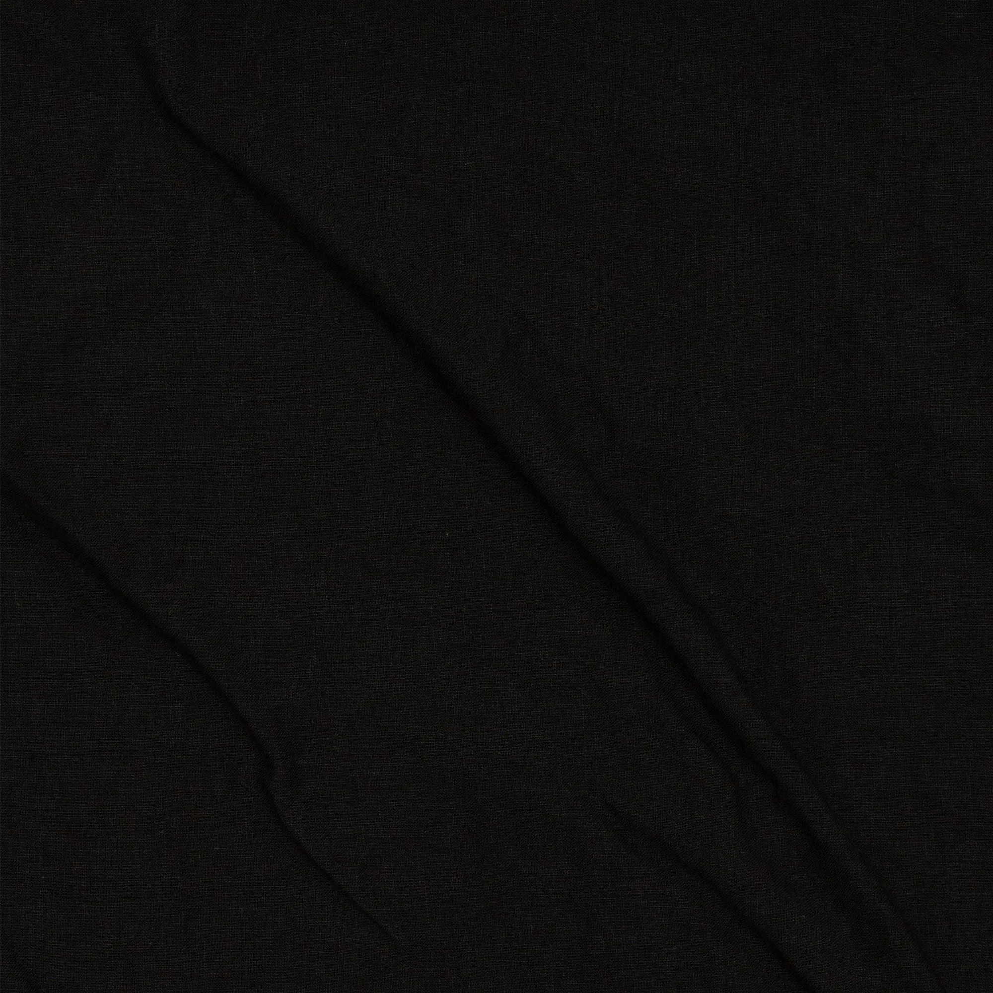 Short-sleeved linen tunic jet-black - Marcelo