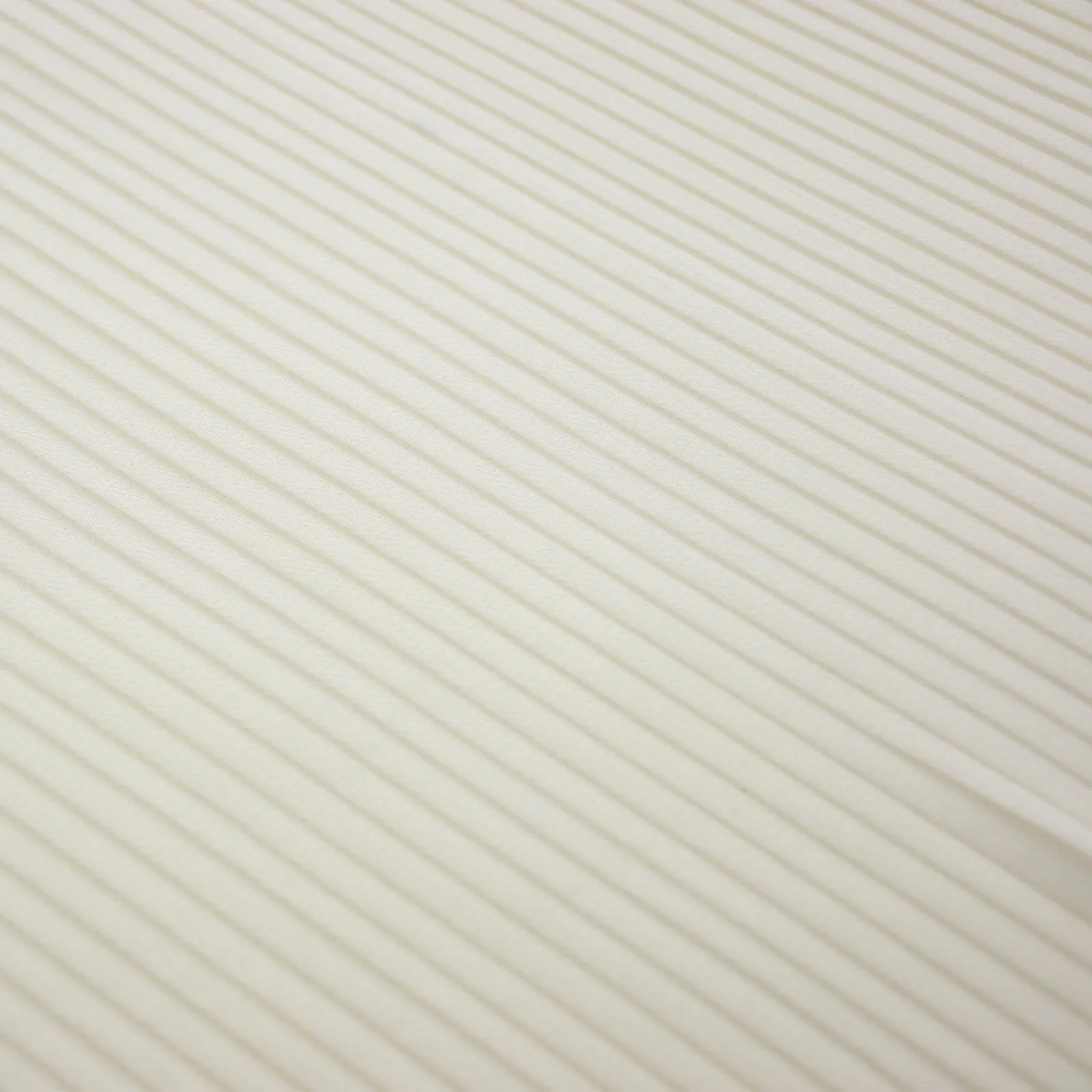 Side Pleated Ivory Polyester Pebble Georgette - Bridal