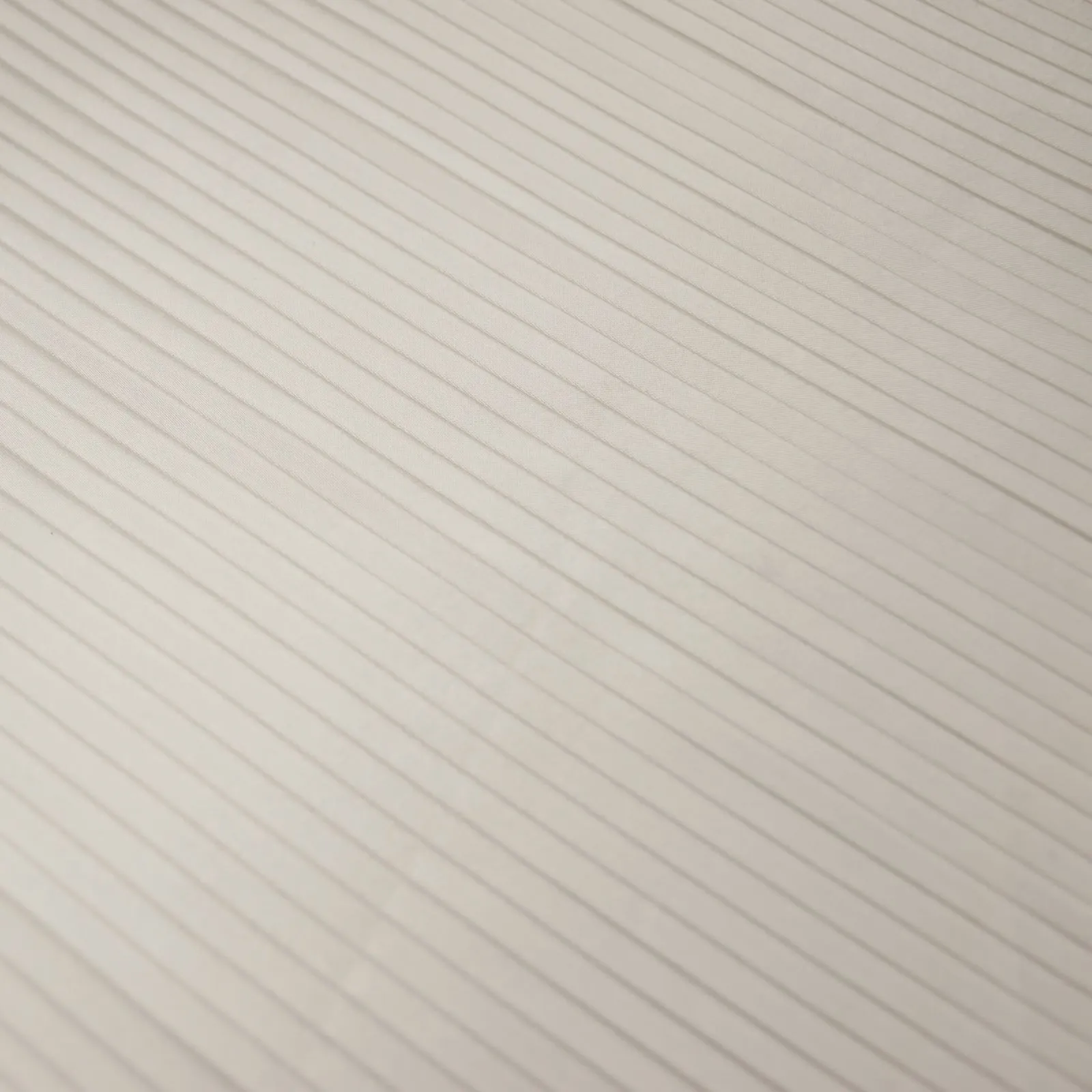 Side Pleated White Polyester Charmeuse - Bridal