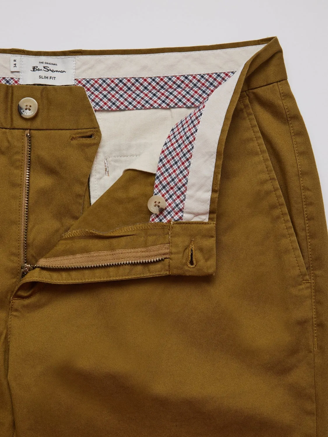 Signature Slim Stretch Chino Pant - Bronze