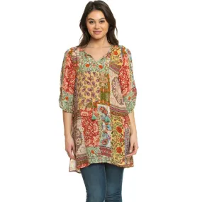 Silk Sanaya Tapestry Top