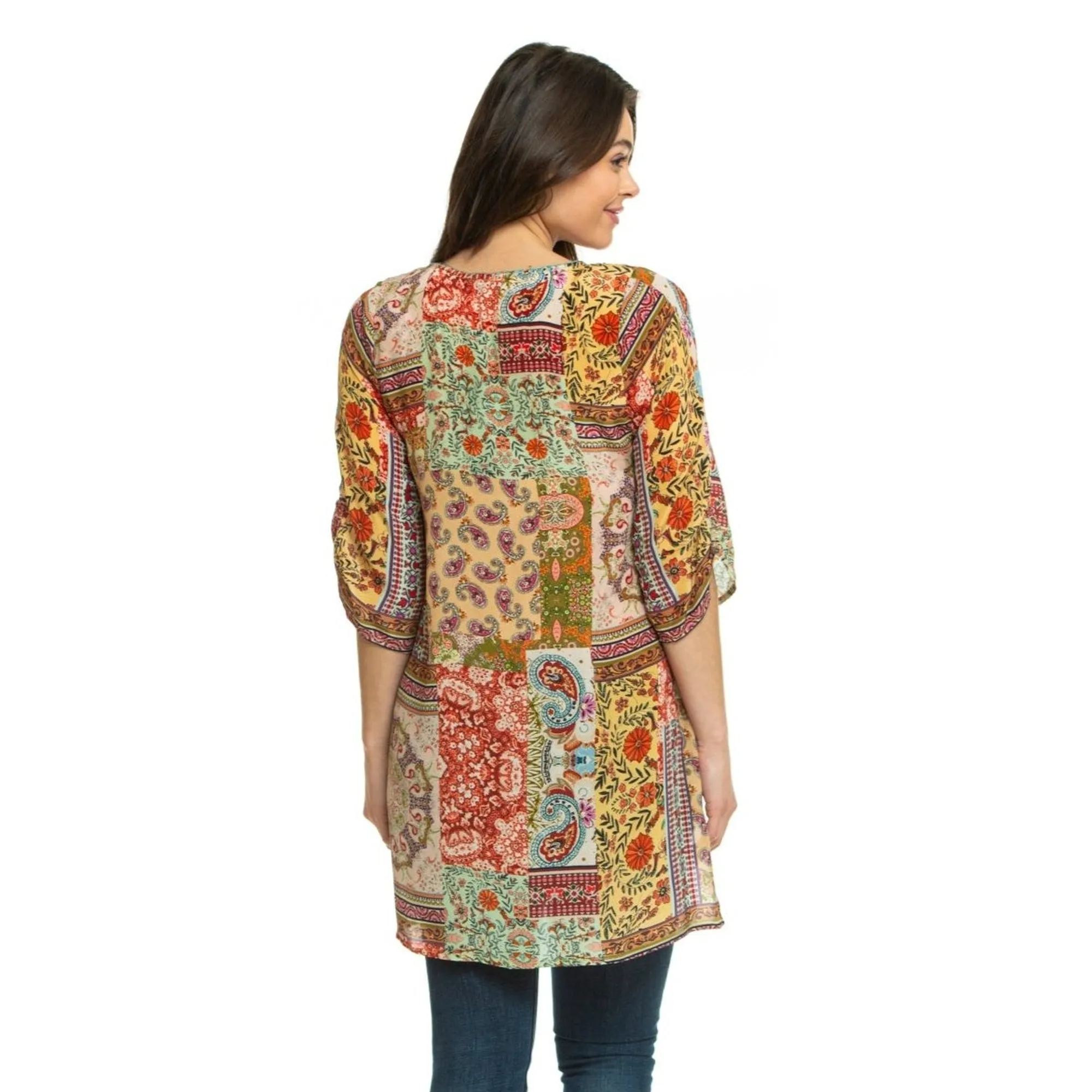 Silk Sanaya Tapestry Top