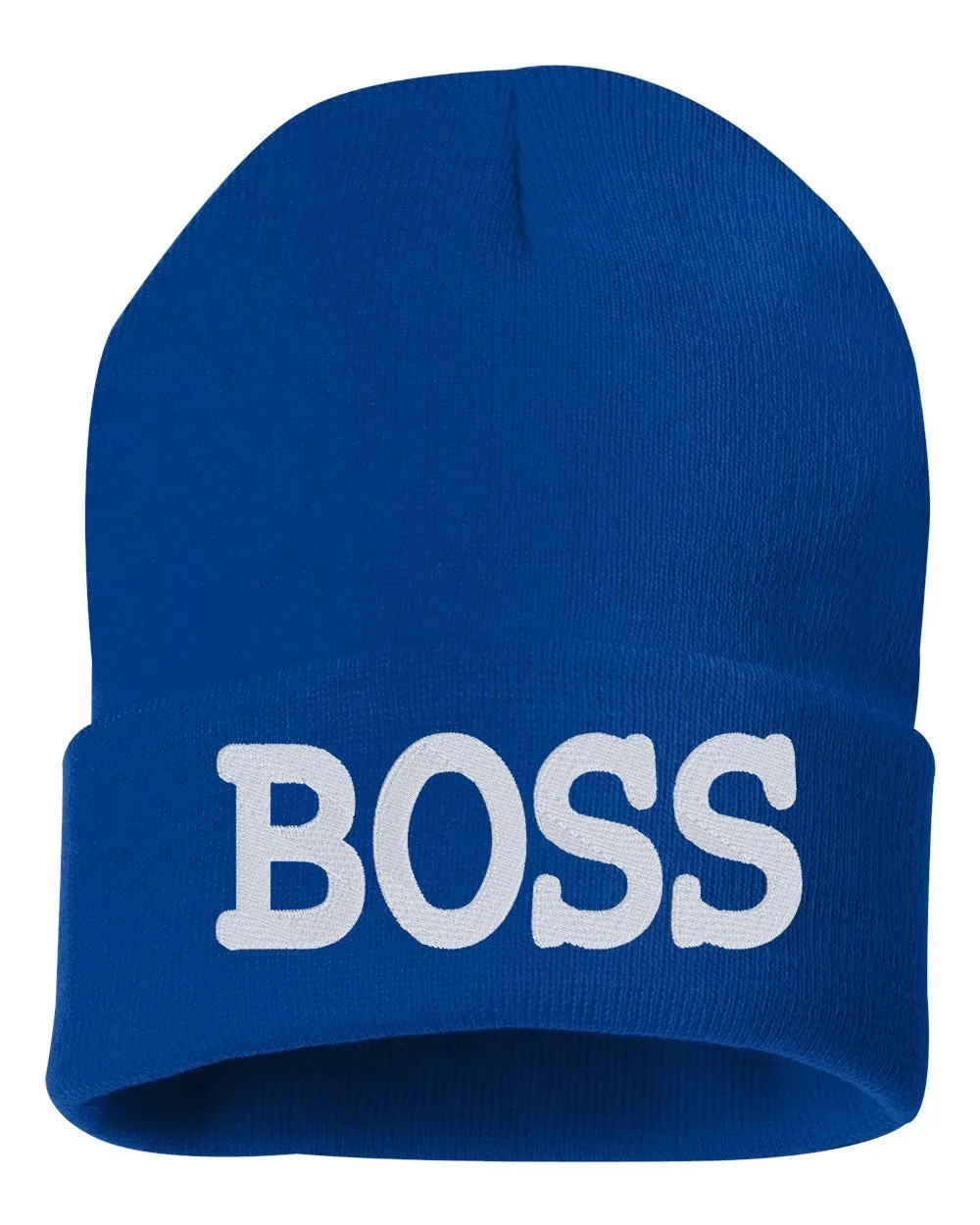 SKI HAIR DON'T CARE Embroidered Cuffed Beanie Hat