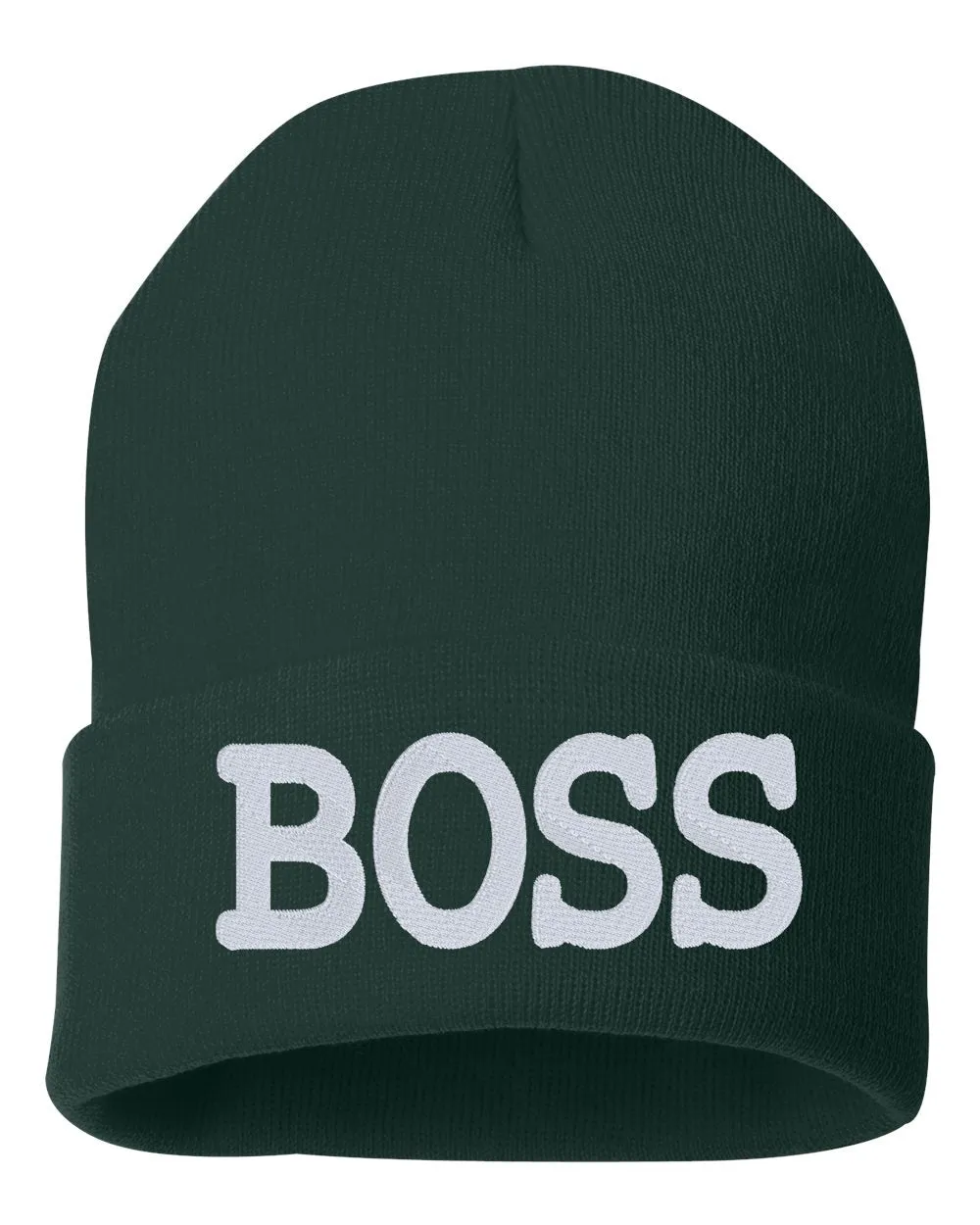 SKI HAIR DON'T CARE Embroidered Cuffed Beanie Hat