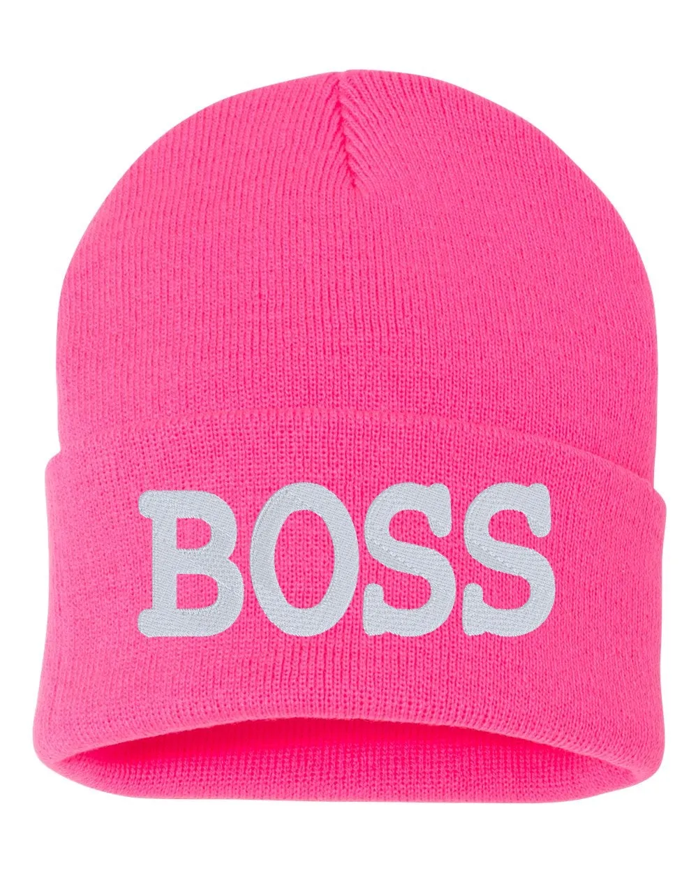 SKI HAIR DON'T CARE Embroidered Cuffed Beanie Hat
