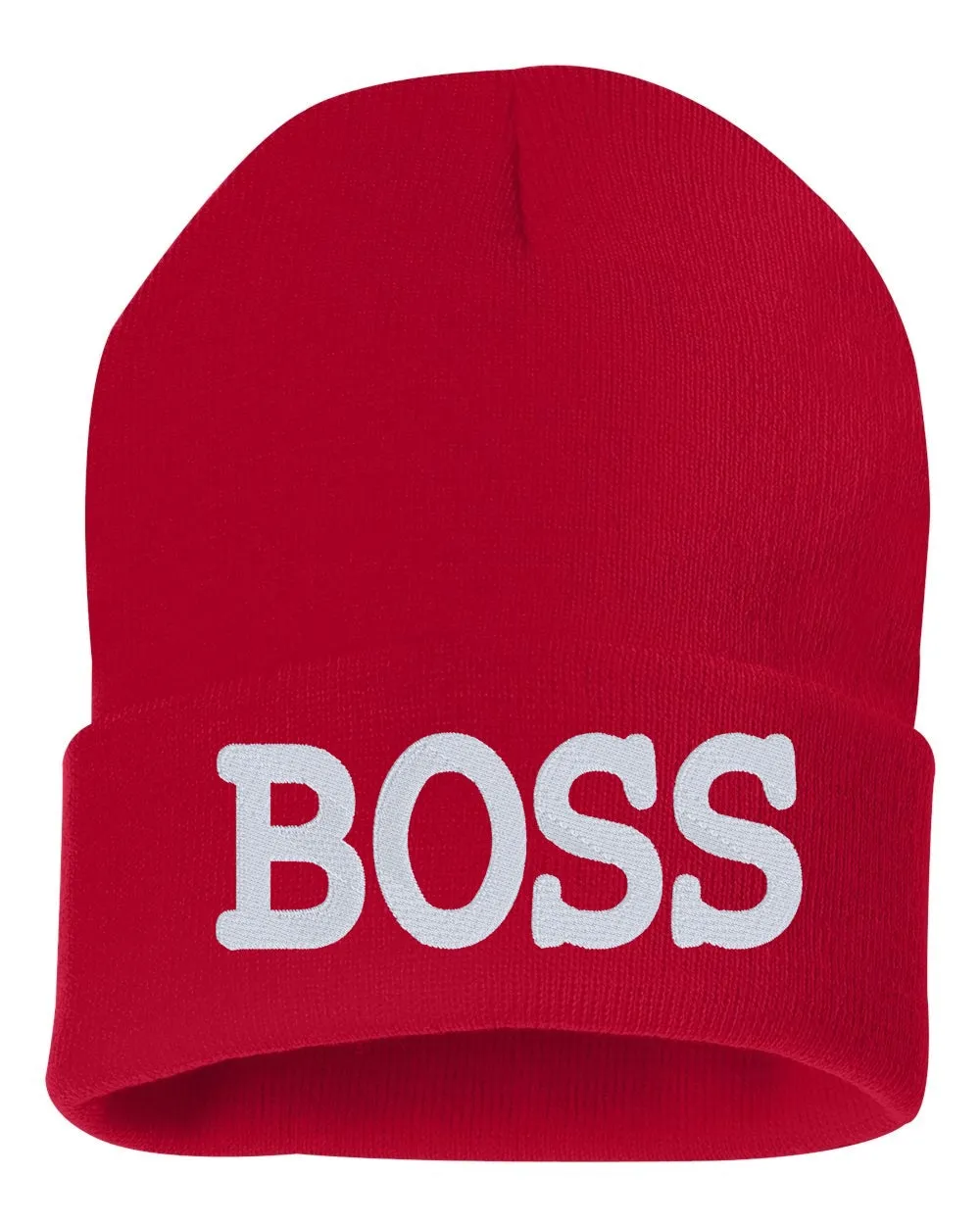 SKI HAIR DON'T CARE Embroidered Cuffed Beanie Hat