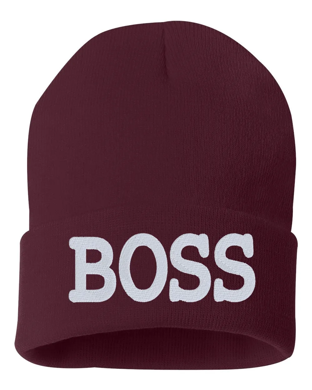 SKI HAIR DON'T CARE Embroidered Cuffed Beanie Hat